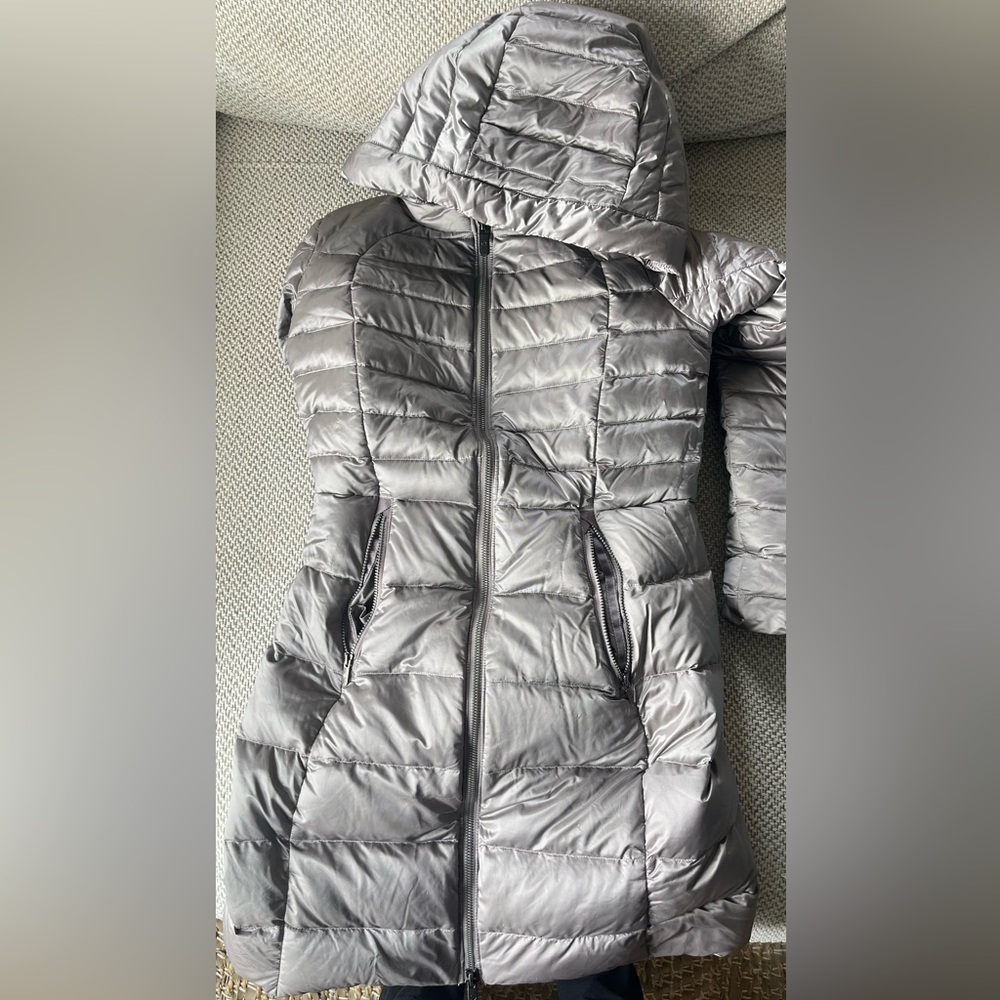Lululemon Athletica Metallic Purple Puffer Jacket